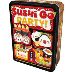 portada juego de mesa shushi go party