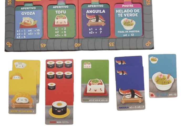 sushi go party zona de juego